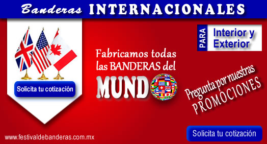 venta de banderas internacionales